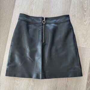 Aritzia Leather Skirt